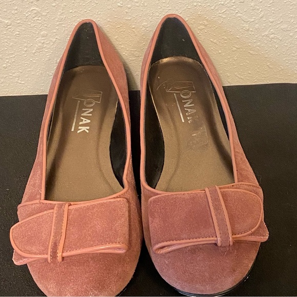 Jonak suede shoes, mauve, size 7 - Picture 1 of 6